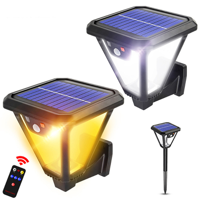 Garden Warm Solar Garden Lights White Solar Wall Light UBS PIR Motion Sensor with Outdoor for Outdoor Garden Pathway Walkway