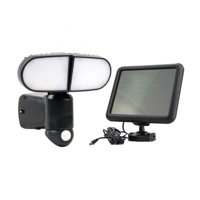 Garden Double Heads Solar Power Motion Sensor Security Super Bright Flood Light